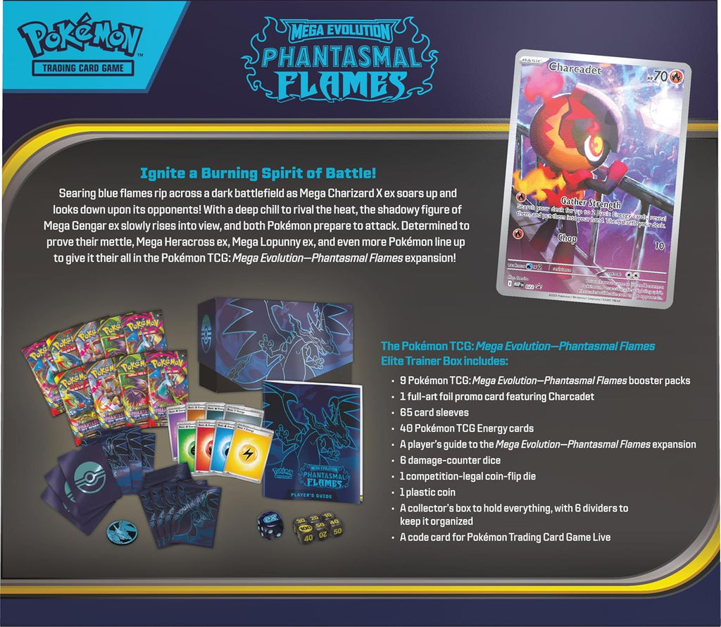 Pokémon - Mega Evolution - Phantasmal Flames - Elite Trainer Box